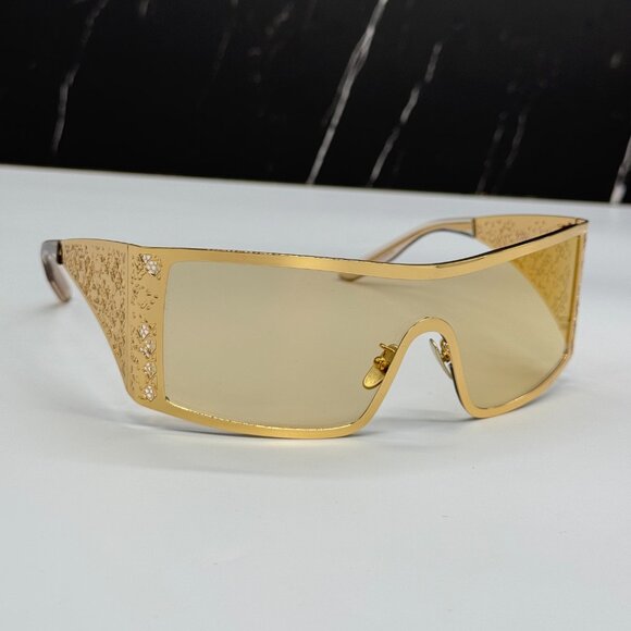 NEW DOLCE&GABBANA DG2317 02/71 GOLD/BLACK SUNGLASSES DG2317 0271 EYEWEAR - Picture 1 of 13